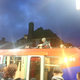 Climate protesters glue themselves on the top of a Tube train on Thursday morning.